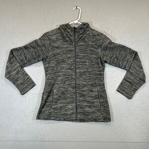 Mountain Hardwear Sweater Womens Medium Gray Snowpass Hoodie Fleece Hiking